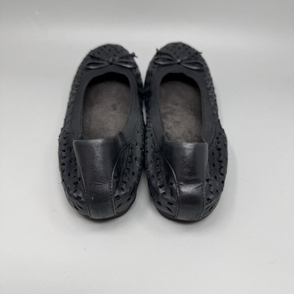Vionic Spark Surin Black Perforated Slip On Ballet Flat Size 8.5 - Picture 6 of 8